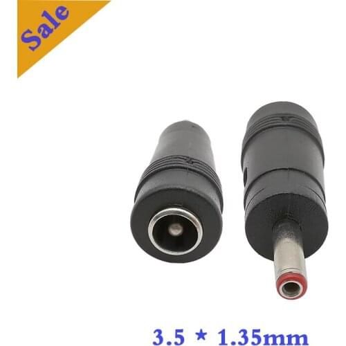 3/5/10Pcs DC Connector DC Power 5.5x2.1mm Female To 3.5x1.35mm Male Converter Jack Socket Adapter for PC Phone Toys Wall Charger