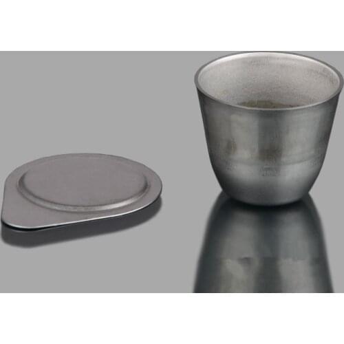 30ml 50ml Iron Crucible With Lid Laboratory Chemistry Melting Cast Lab Supplies