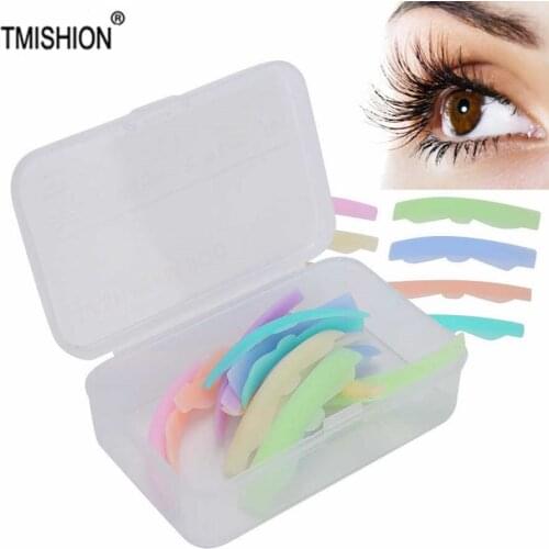 8 Pair Silicone Pad Recycling Lashes Rods Shield lifting Eyelash Curler Eyelashes Extention Makeup Tool