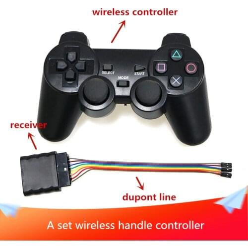 Wireless Gamepad for Smart PS2 Controller for Playstation 2 Console Joystick Double Vibration Shock Joypad Wireless Controle