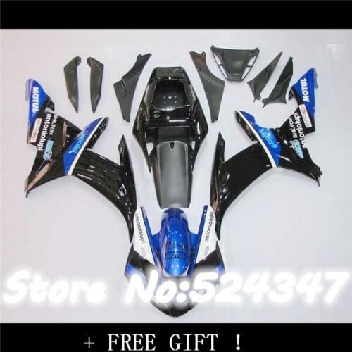 Blue white black fairing kit for YZF-R1 02-03 YZF R1 02 03 YZF 1000 R1 2002 2003 motorcycle fairing parts