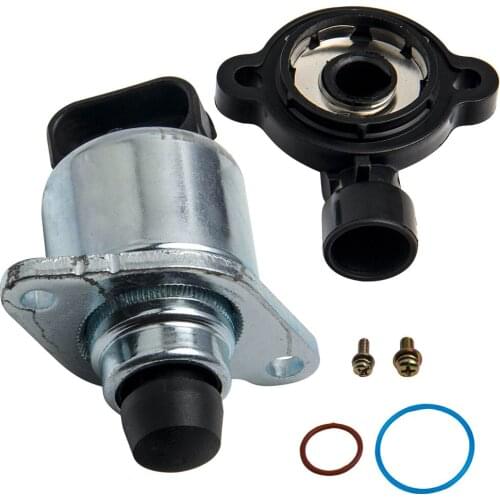 2pcs Throttle Position Sensor&Idle Control Valve for Chevy Avalanche for Cadillac Escalade Base without Traction Control 2002
