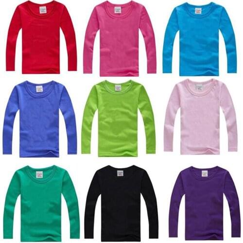 Kids Clothes 10 13 16 Boys T shirt Children Spring T-Shirt For Girls Long Sleeve T-shirt Baby Boy Clothes Cotton Tops