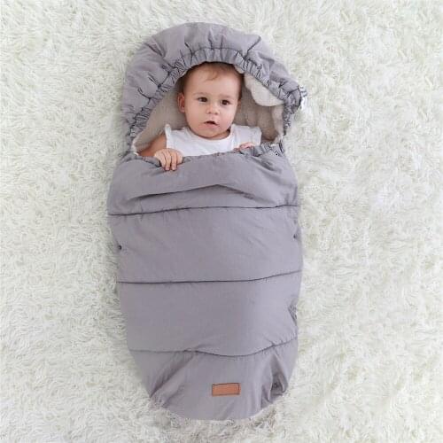 Baby Sleeping Bag Envelope For Winter Warm Thick Sleeping Bag Baby Stroller Bag For Diaper Changing Infant Footmuff Waterproof
