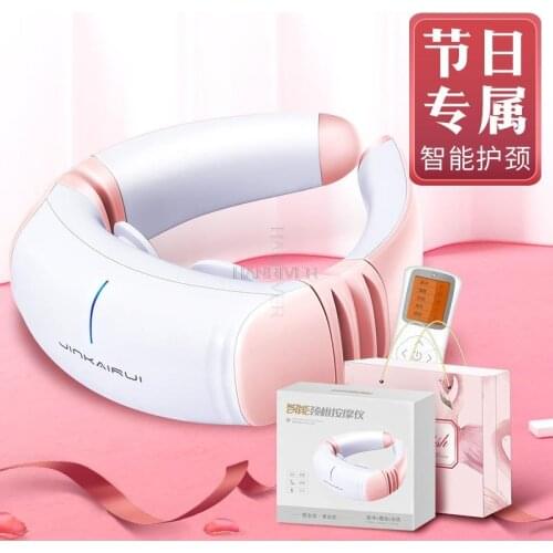 Cervical vertebra instrument Cervical vertebra massager therapy instrument household electronic pulse shoulder neck neck pillow