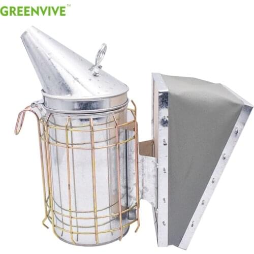 Stainless Steel Smoker Apiculture Beekeeping Smoke Sprayer Bee Hive Tool Beekeeper Dedicated Smoked Beekeeping Equipment