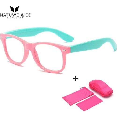 Natuwe&Co Fashion Kids Anti Blue Light Optical Frames Silicone Boys Girls Children Glasses Blocking Blue Light Lens Eyeglasses