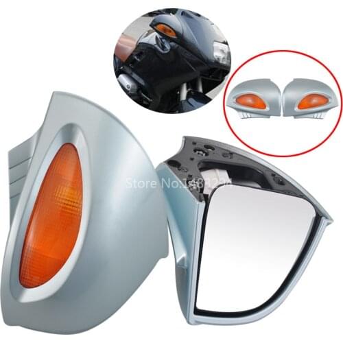 Motorccyle Fairing Mounted Mirror Side Mirror With Amber Turn Signal Light For BMW R1100RT R1150RT R1150 Models