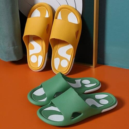 Slippers Mens Trend Korean Couples Anti-slip Fashion Beach Household Slippers Mens House Slippers Men Shoes Furry Slippers