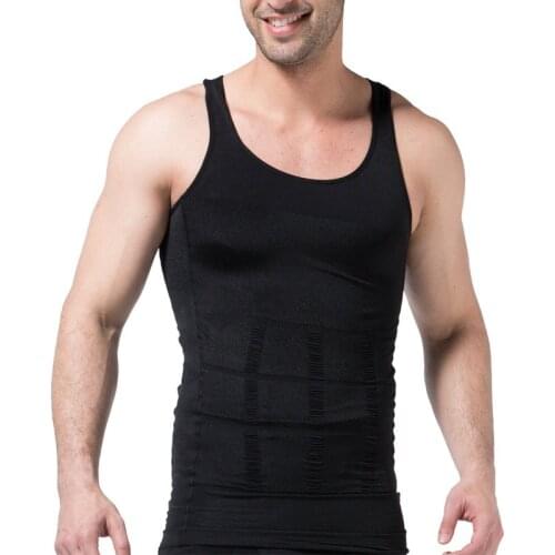 Hot Sale Men Slimming Body Shaper Modeling Underwear Corset Tummy Shapewear Fat Burning Vest Waist Trainer Muscle Girdle Shirt