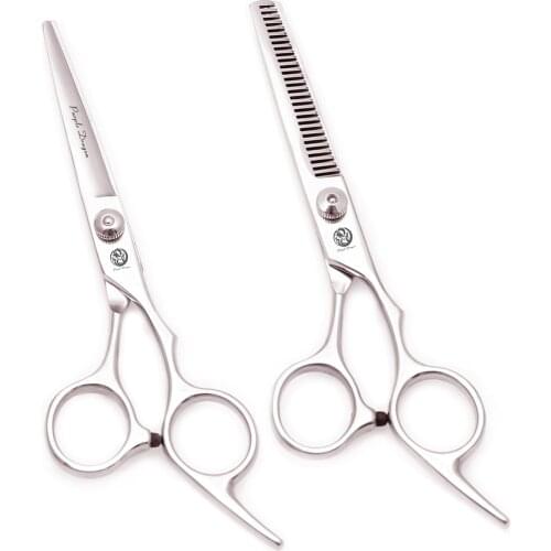 1002Z 5.5''/6.0'' 16/17cm Purple Dragon Hairdressing Scissors 62HRC Hardness Bang Cut Barbers Cutting Scissors Human Hair Shears