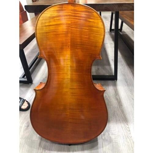 Professional A level handmade Cello 4/4 3/4 1/2 Antique Oil Varnish maple Violoncello Acoustic Musical Instrument + Free Case