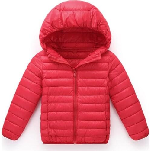 2021 Baby Boys Down Jackets Outerwear For Kids Coats Autumn Girls Warm Hooded Down Jacket Coat Winter Toddler Children Parka