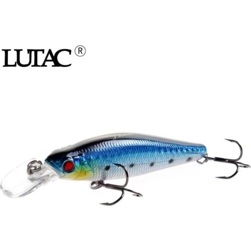 LUTAC artificial bait BKK hook fishing lures 70mm 8.3g abs plastic materials bait