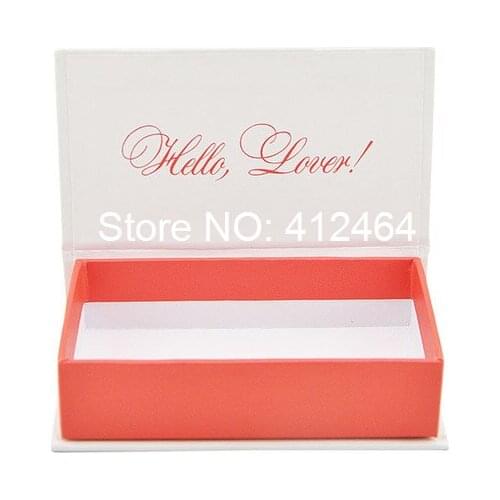Folding printing and magnetic white eyelash box of Chinese luxury goods supplier