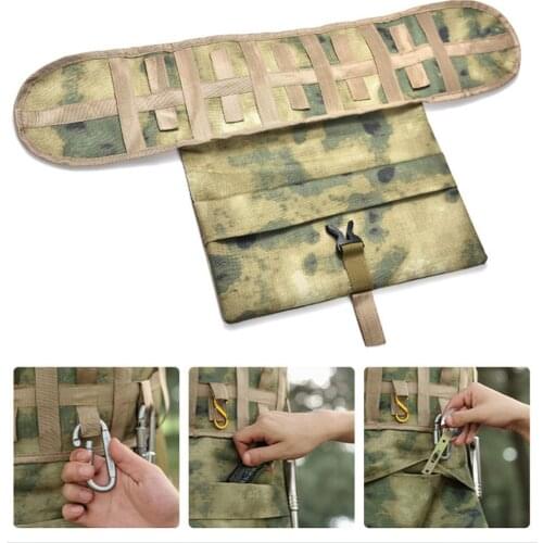 Camping Tableware Storage Bag Hanging Packing Camouflage Tactical Bag Molle Pouch