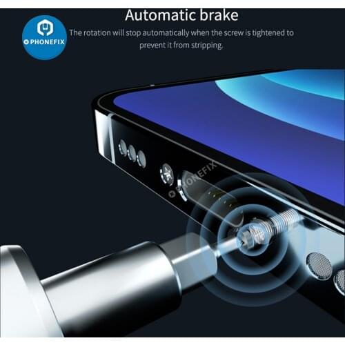 TBK-BK008 Electric Precision Screwdriver Kit Adjustable Position Screw driver Mobile Phone Repair Dismantling for iPhone Ipad