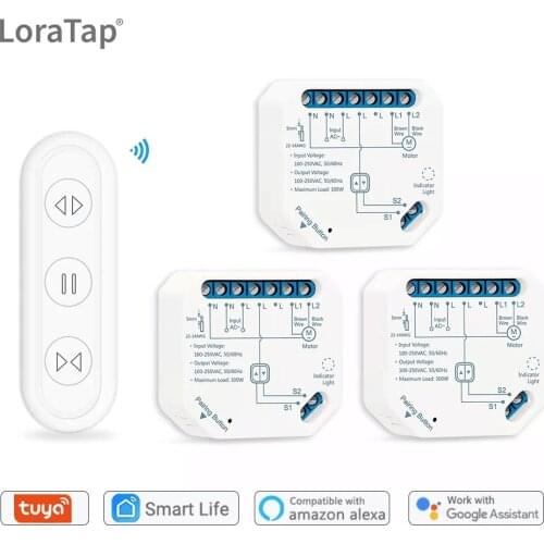 Tuya Smart Life Curtain Switch Module Remote Control Blinds Roller Shutter RF+WIFI App Timer Google Home Aelxa Echo Smart Home