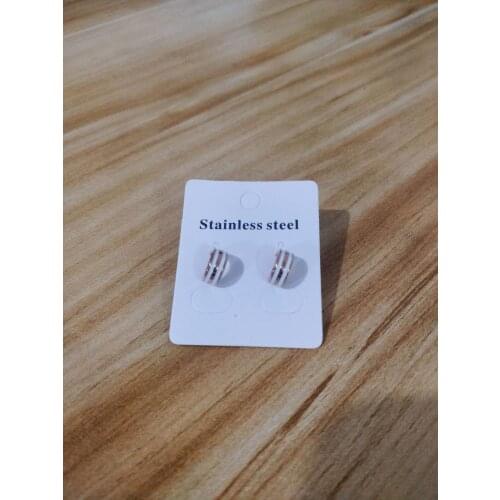 2COLOR New Sale New titanium steel limited time latest fashion jewelry suitable for original high-end DW earring box beaded