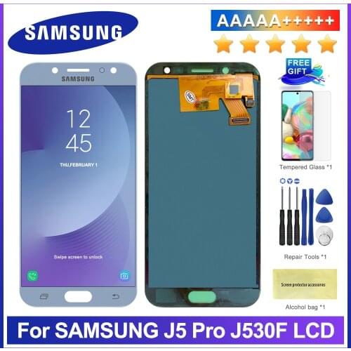 5.2''LCD For SAMSUNG GALAXY j5 2017 J530 J530F SM-J530F LCD Display touch Screen Digitizer For Samsung J5 Pro Adjustable Display