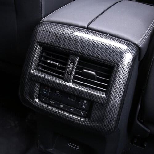 2 color ABS Chrome For Teramont Atlas 2017 2018 Car Back Rear Air Condition outlet Vent frame Cover Trim