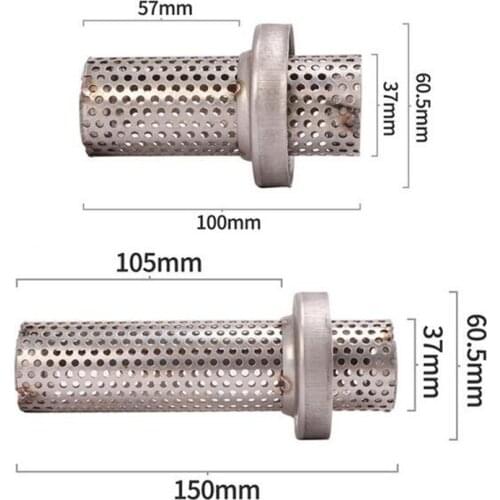 51MM/61MM Universal Motorcycle Exhaust Muffler DB Killer Silencer Noise Sound Eliminator High Quality Mesh DB Killer Silencer