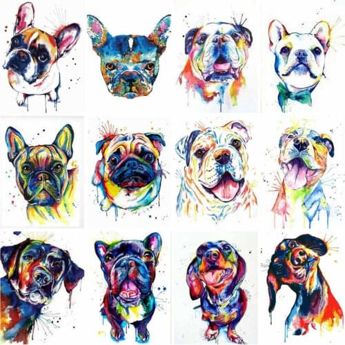 AZQSD 5D DIY Diamond Painting Animal Handmade Gift Picture Rhinestones Diamond Mosaic Cartoon Full Square Decor For Home