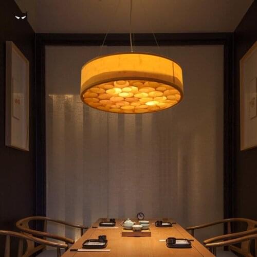 56cm Bamboo Round Honeycomb Pendant Light Fixture Handmade Contemporary Rattan Wooden Suspension Lamp E27 E26 LED Bulb 220V 110V
