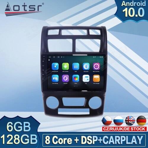 For Kia Sportage 2007 Android Radio GPS Navigation 2008 2009 Multimedia Audio Video Player Audio Head Unit Carplay Autoradio HD