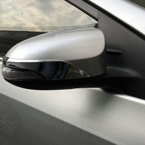For Toyota C-HR CHR 2016 2017 2018 2019 Chrome Side Door Mirror Molding Strip Cover Trim