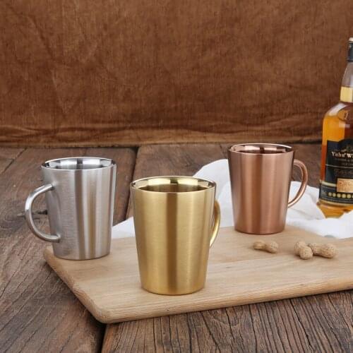 Double Wall Stainless Steel Travel Coffee Mug Unbreakable Cup for Kids Thermal Insulation Tumbler Milk Cups Tea Mugs With Lid