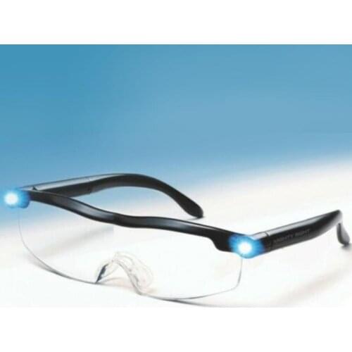 Eco-Friendly LED Light Glasses Magnifier Magnifying Eyewear Reading Glasses Adults Gift For Parents Presbyopic Magnification