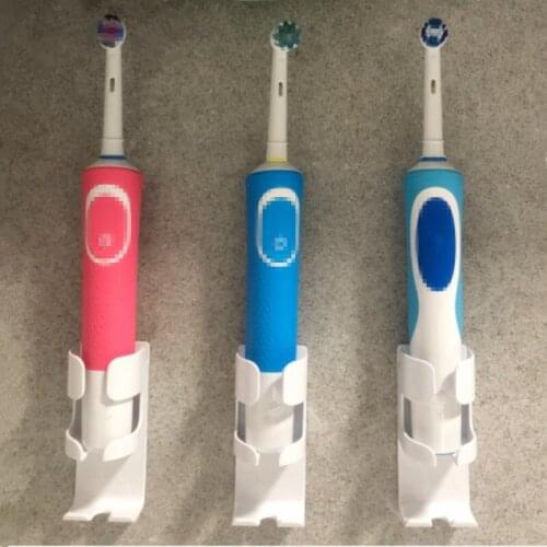 Electric Toothbrush Holder Toothbrush Stand Wall Mounted Traceless Home Bathroom Rack Bathroom Organizer Bathroom Accessories