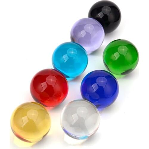 1pc 80mm Various Color Feng Shui Ball Photography Globe Crystal Paperweight Home Decoration Glass Sphere