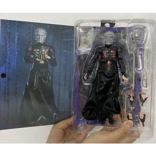 NECA Hellraiser Action Figure He'll Tear Your Soul Apart Ultimate Pinhead Collectable Model Toy Gifts 18cm 7inch