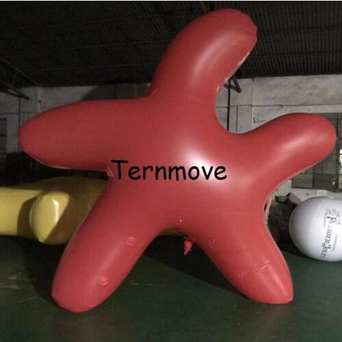 Giant helium Starfish balloon for Decoration ceiling seastar ball Inflatable Floating Advertising flying pvc Helium Balloon