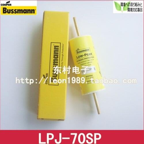 US imports BUSSMANN LOW-PEAK fuse fuse LPJ-70SP 70A 600V