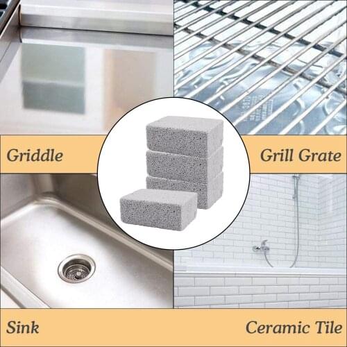 Pumice Stones Cleaning Bricks Blocks for BBQ Grill, Griddle, Kitchen Sink