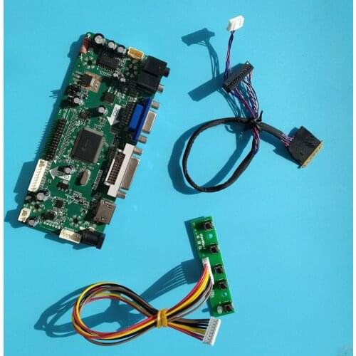 Kit for B140XTN02.7 DVI HDMI AUO Display 14" LCD VGA LED DIY 40pin M.NT68676 Screen Panel 1366X768 Controller board