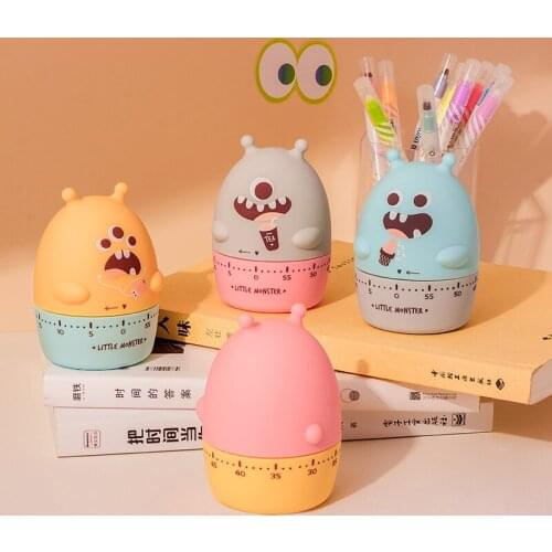 Little Monster Timer Rotating Cute Kitchen Time Manager Student Learning Timer