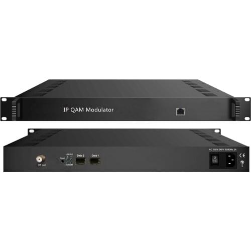 16 IN 1 IP to QAM Modulator IP to DVB-C Hotel and Hotel Cable TV DVB Headend Equipment Multiplexing Scrambling Modulator