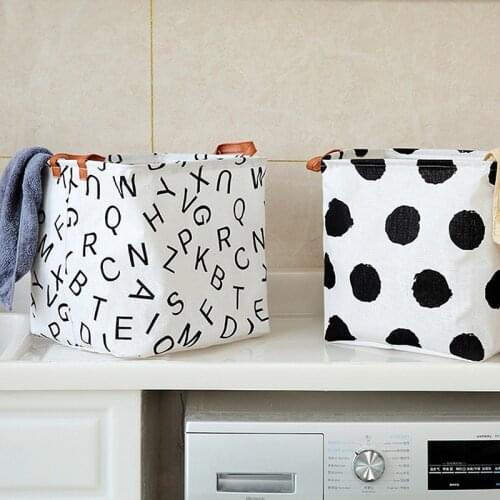 DIY Desktop Storage Basket Sundries Underwear Toy Storage Box Cosmetic Book Organizer Stationery Container Laundry Basket