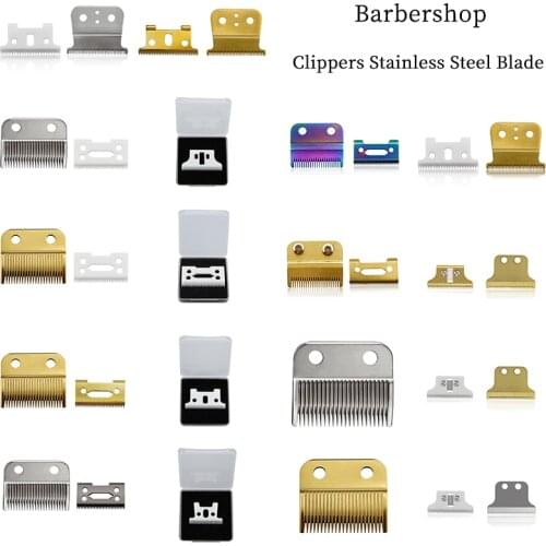 Barbershop Hair Clipper Replacement Stainless Steel Ceramic Barber hair trimmer metal blade,For wahl 8504/8148/8081/magic senior
