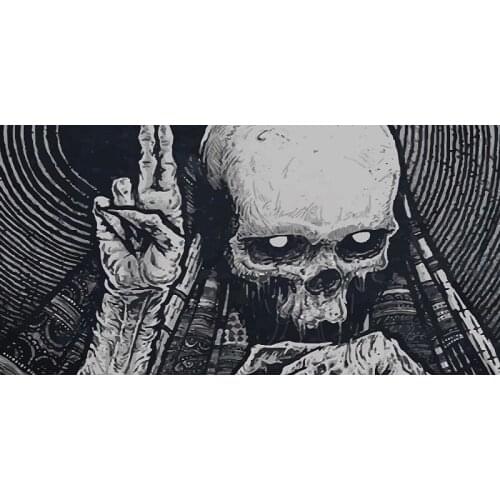 Towels Custom Halloween Skull Printed Microfiber Beach Towel serviette de plage toalha Travel Drying Shower Bath Towels 35x70cm