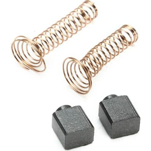 2pcs/Pair Mini Carbon Brushes 6.3x4.8x8.4mm Repairing Part Carbon Brush For Rotary Tool For Dremel 4000 Grinder Replacement