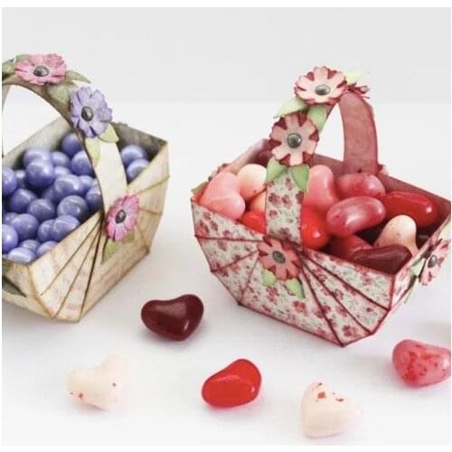 Basket Etching metal cutting die carbon steel die for DIY Scrapbooking/Card Making/Fun Decoration Supplies