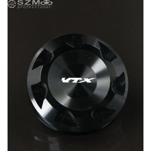 Rear Brake Fluid Reservoir Cover Cap For HONDA VTX1300S VTX1800C VTX 1300S 1800C 2002-2015 Motorcycle Accessories CNC With Logo