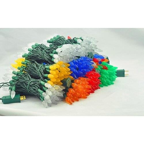 7m 70Leds long C7 christmas bulb string;AC110V/AC220V input