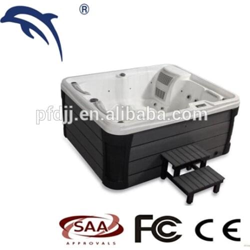 Acrylic Resin and fiberglass made outdoor massage hot tubs spas 3-5 years warranty high quality whirlpool spa massage PFDJJ-07