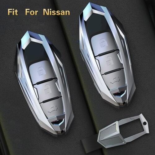 Zinc Alloy Car Key Case Cover Shell For Nissan Qashqai J10J11 X-Trail t31 t32 kick Tiida Pathfinder Murano Note Juke Car Styling